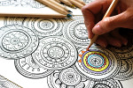 Try coloring to relax