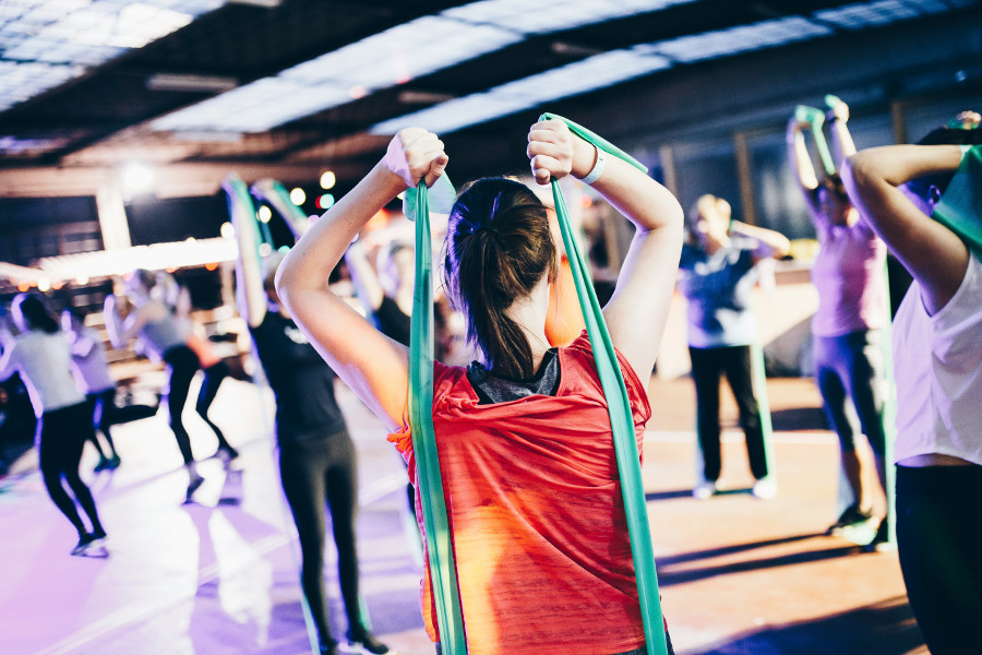 join a fitness class