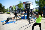 Try an outdoor gym in a park