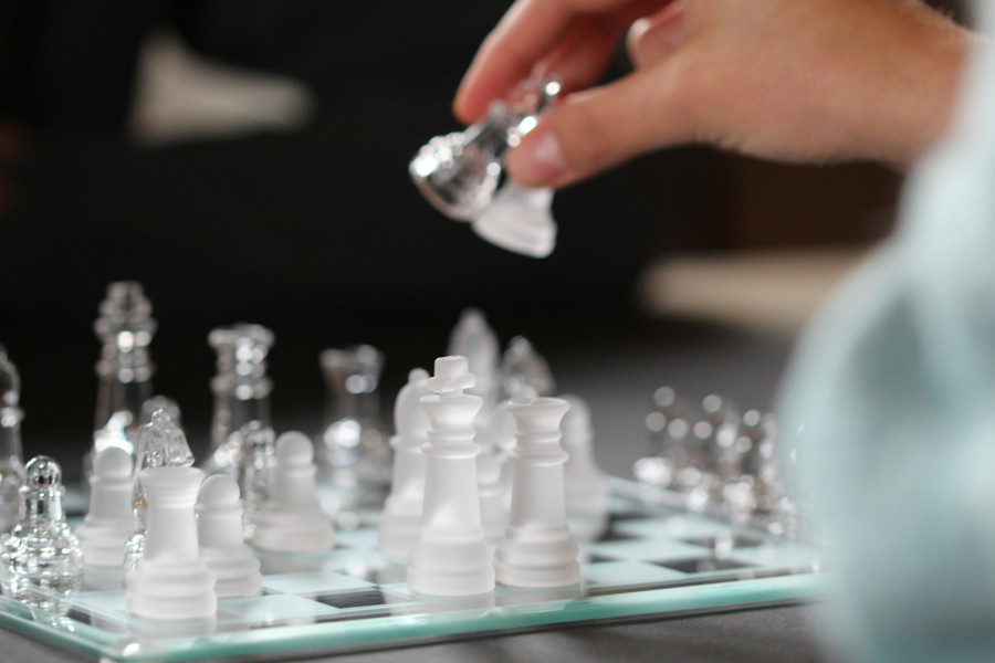 playing chess