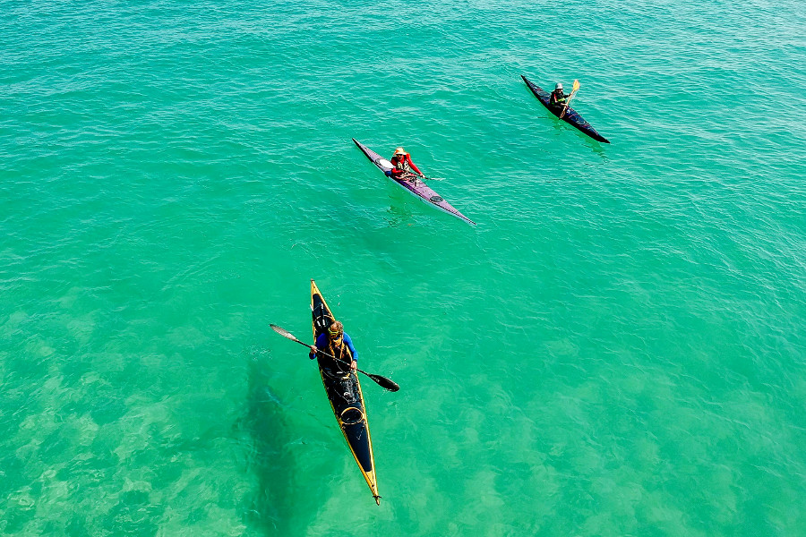 water sports: kayaking